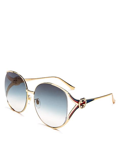 womens round gucci sunglasses|gucci women's oversize round sunglasses.